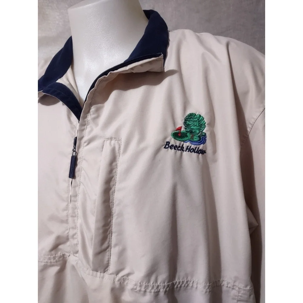The Weather‎ Company Golf Jacket Men's XL Microfiber Short Sleeve Windbreaker